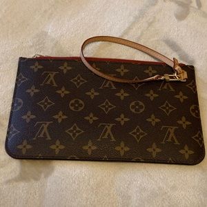 Louis Vuitton pouchette( red interior)
